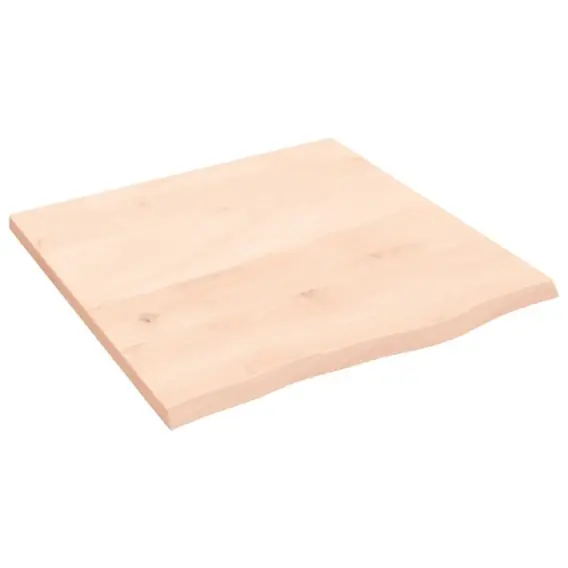 Obniżka ceny Półka, 60x60x2 cm, surowe lite drewno dębowe Lumarko! - Hurtownia wielobranżowa Lumarko