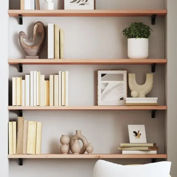 Półka, 80x20x2 cm, surowe lite drewno dębowe Lumarko! - Hurtownia wielobranżowa Lumarko Nowy