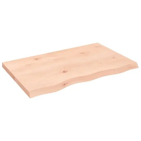Szybka dostawa Półka, 80x50x4 cm, surowe lite drewno dębowe Lumarko! - Hurtownia wielobranżowa Lumarko