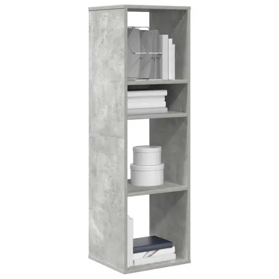 Ekspresowa dostawa Regał, betonowy szary, 34x31x112 cm, materiał drewnopochodny Lumarko! - Hurtownia wielobranżowa Lumarko