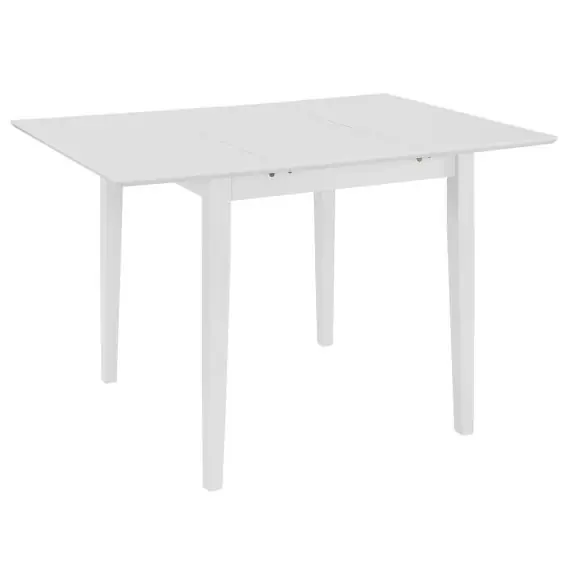 Rozsuwany stół jadalniany, biały, (80-120) x 80 x 74 cm, MDF Lumarko! - Hurtownia wielobranżowa Lumarko Niska cena