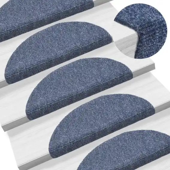 Wyjątkowa oferta Samoprzylepne nakładki na schody 15 szt, 54x16x4 cm, niebieskie Lumarko! - Hurtownia wielobranżowa Lumarko