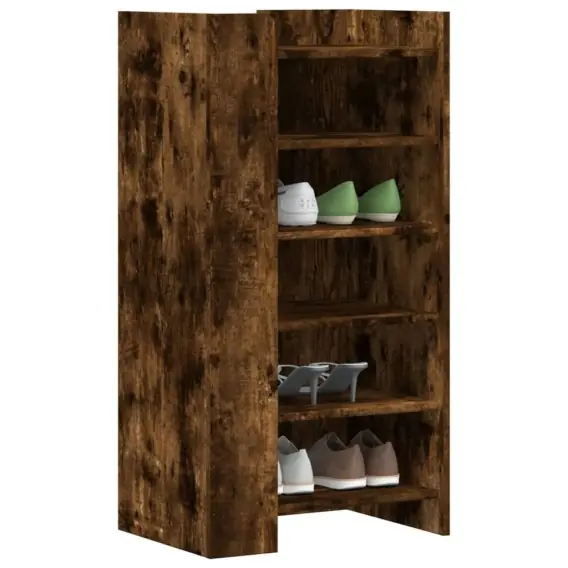 Kup teraz Szafka na buty, przydymiony dąb, 52x37,5x100 cm - Hurtownia wielobranżowa Lumarko