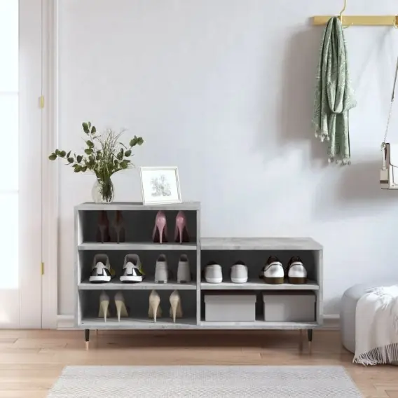 Szafka na buty, szarość betonu, 102x36x60 cm Lumarko! - Hurtownia wielobranżowa Lumarko Tylko dziś