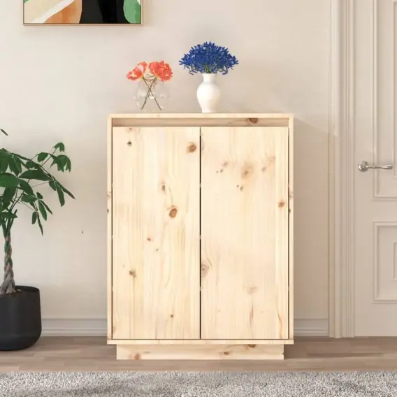 Szafka na buty, 60x35x80 cm, lite drewno sosnowe Lumarko! - Hurtownia wielobranżowa Lumarko Cena promocyjna