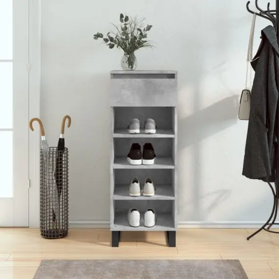 Zniżka Szafka na buty, szarość betonu, 40x36x105 cm Lumarko! - Hurtownia wielobranżowa Lumarko