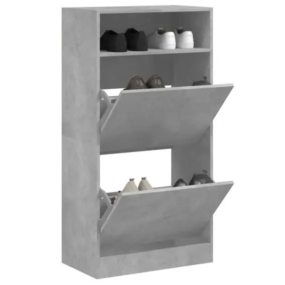Szafka na buty, szarość betonu, 60x34x116 cm Lumarko! - Hurtownia wielobranżowa Lumarko Kup online