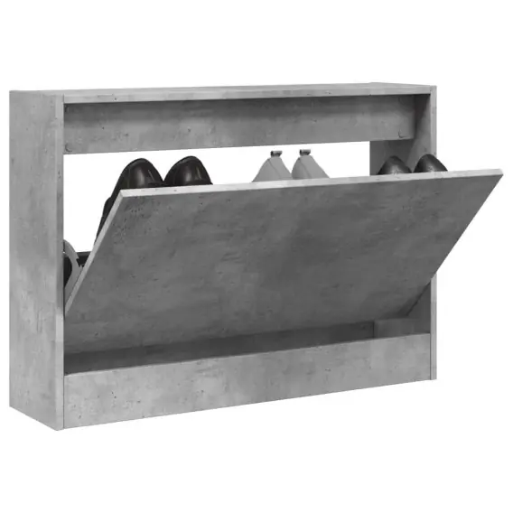 Dodaj do koszyka Szafka na buty, szarość betonu, 80x21x57 cm Lumarko! - Hurtownia wielobranżowa Lumarko