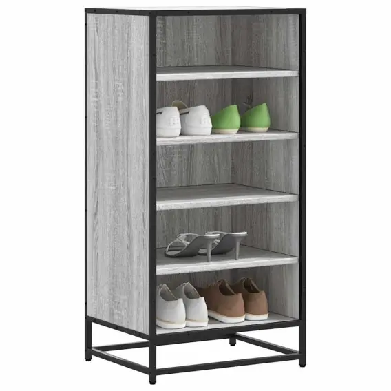 Bezpieczne zakupy Szafka na buty, szary dąb sonoma, 48x38x97,5 cm Lumarko! - Hurtownia wielobranżowa Lumarko