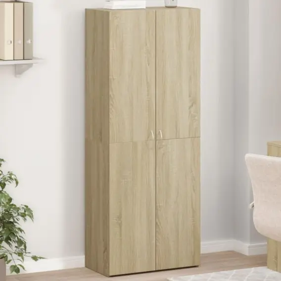 Oferta limitowana Szafka na dokumenty, dąb sonoma, 60x32x153 cm Lumarko! Lumarko! - Hurtownia wielobranżowa Lumarko