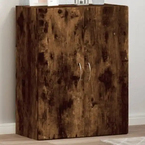 Szafka na dokumenty, przydymiony dąb, 60x32x77,5 cm Lumarko! - Hurtownia wielobranżowa Lumarko Zniżka