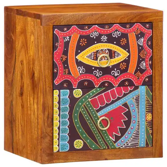 Ograniczona ilość Szafka nocna 35x30x40 cm Lite drewno akacjowe Lumarko! - Hurtownia wielobranżowa Lumarko