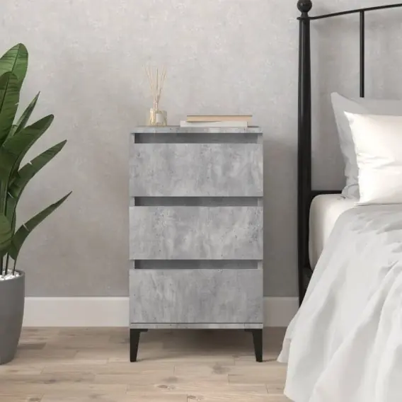 Oferta limitowana Szafka nocna, szarość betonu, 40x35x70 cm Lumarko! Lumarko! - Hurtownia wielobranżowa Lumarko
