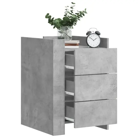 Szafka nocna, szarość betonu, 45x50x65 cm Lumarko! - Hurtownia wielobranżowa Lumarko Oferta limitowana