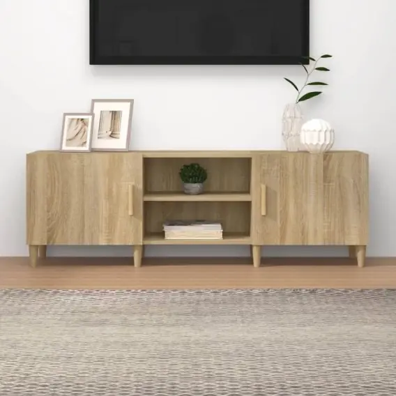 Niska cena Szafka pod telewizor, dąb sonoma, 150x30x50 cm Lumarko! - Hurtownia wielobranżowa Lumarko