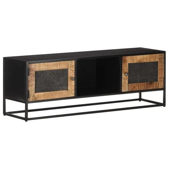 Wybór klientów Szafka pod TV, 120x30x40 cm, surowe drewno mango Lumarko! - Hurtownia wielobranżowa Lumarko