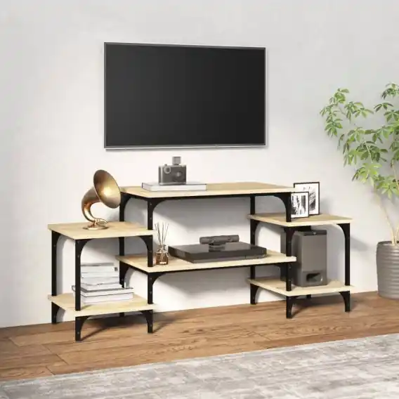 Zamów dziś Szafka pod TV, dąb sonoma, 117x35x52cm, materiał drewnopochodny Lumarko! - Hurtownia wielobranżowa Lumarko