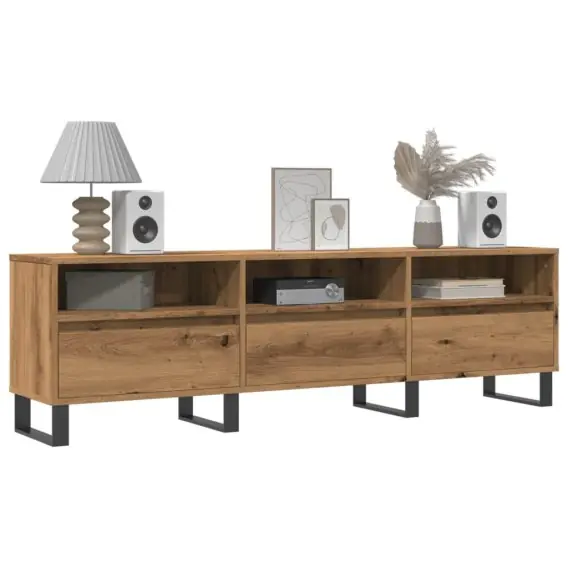 Oferta limitowana Szafka pod TV, dąb artisan, 150x30x44,5 cm Lumarko! Lumarko! - Hurtownia wielobranżowa Lumarko
