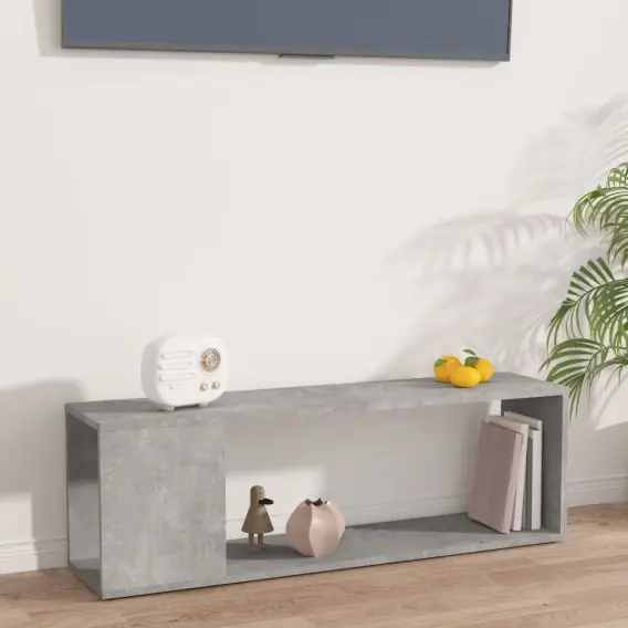 Dodaj do koszyka Szafka pod TV, szarość betonu, 100x24x32 cm Lumarko! - Hurtownia wielobranżowa Lumarko