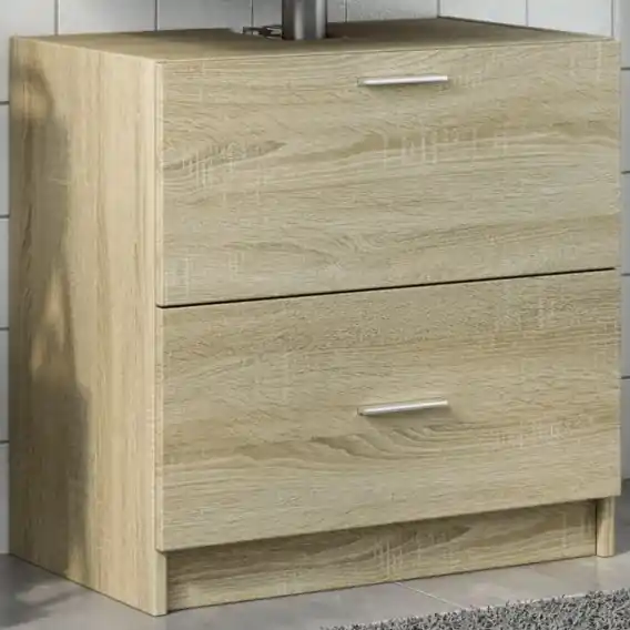 Szafka pod umywalkę, kolor dąb sonoma, 59x37x59 cm Lumarko! - Hurtownia wielobranżowa Lumarko Zniżka