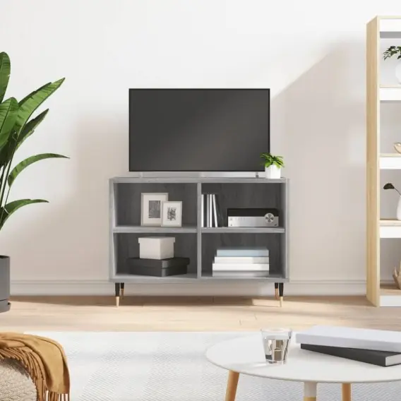 Szafka pod TV, szary dąb sonoma, 69,5x30x50 cm Lumarko! - Hurtownia wielobranżowa Lumarko Super okazja