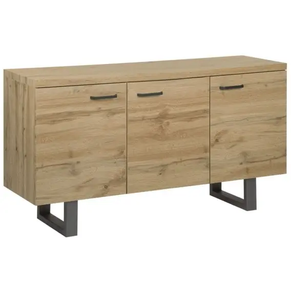 Szafka TIMBER Jasnobrązowy MDF Żelazo Lumarko Premium