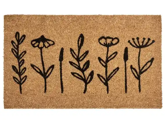 Zamów dziś Wycieraczka AGIAK Naturalny 40 x 60 cm Kwiat Włókno kokosowe - Hurtownia wielobranżowa Lumarko