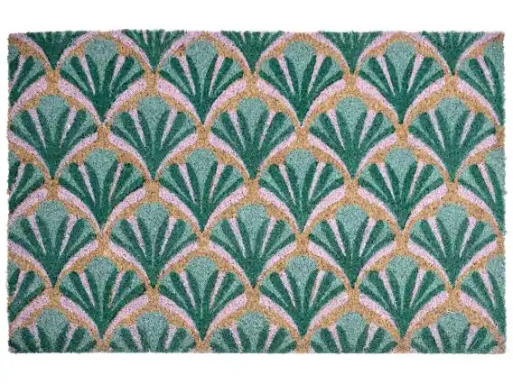 Rabat Wycieraczka TATALIK Zielony 40 x 60 cm Włókno kokosowe Lumarko
