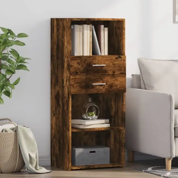 Oferta czasowa Wysoka szafka, przydymiony dąb, 50x42,5x124 cm Lumarko! - Hurtownia wielobranżowa Lumarko