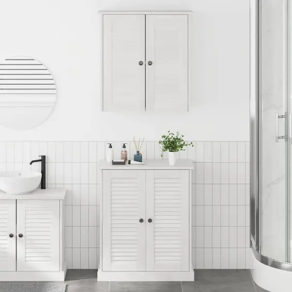 Zestaw mebli łazienkowych 2 pcs Brązowy 67,5 x 34 x 80 cm Lumarko! - Hurtownia wielobranżowa Lumarko Łatwy zwrot