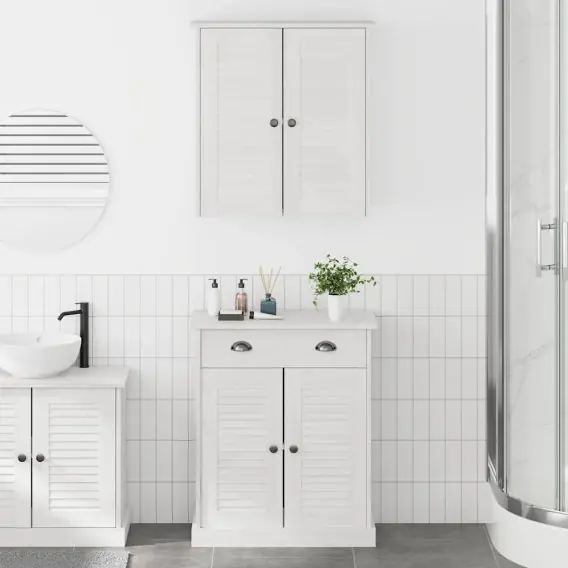 Zestaw mebli łazienkowych 2 pcs Brązowy 67,5 x 34 x 80 cm Lumarko! - Hurtownia wielobranżowa Lumarko Promocja
