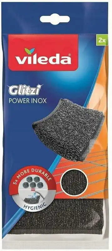 Tylko do końca tygodnia Vileda Zmywak Inox Glitzi Power Pad 2szt 141656... Lumarko