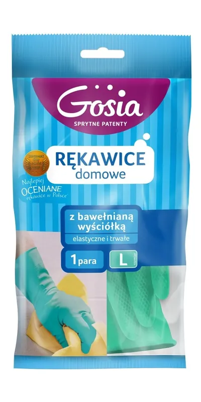 Hit sprzedaży Gosia Rękawice Domowe Z Bawełnianą Wyściółką L 5003 Lumarko