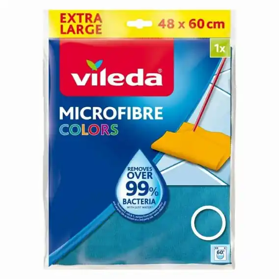 Kup teraz Vileda Ścierka Do Podłogi Microfibra Colors 48x60cm 151991 CN..