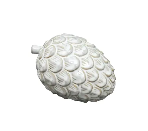 Wybór klientów Figura ceramiczna szyszka 13,6x9,2xh8,8cm MAVE