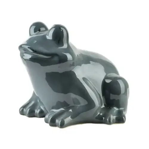Wybór klientów Figura żaba ceramiczna 21x22x17cm MAVE BLUE