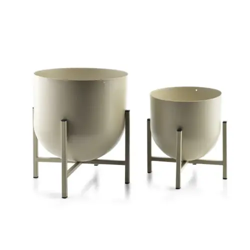 Komplet 2 osłonek 24xh26cm/18,5xh21cm SWEN BEIGE Kup teraz