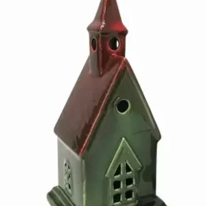 Domek ceramiczny lampion 10,5X10XH23,5cm HYTTE Świąteczna Dekoracja Rabat