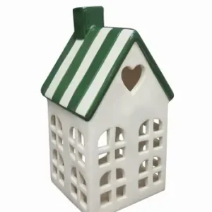 Tylko dziś Domek ceramiczny lampion 8,8x8,5xh17,2 cm HYTTE Świąteczna Dekoracja