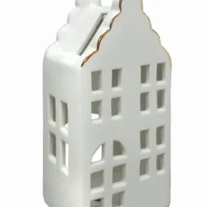 Domek ceramiczny lampion 8x6xh16,8cm HYTTE Świąteczna Dekoracja Nie przegap
