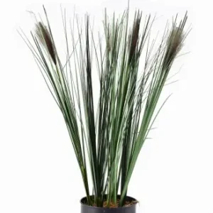Promocja Kwiat sztuczny 12,5xh54cm, brązowo zielone kwiaty