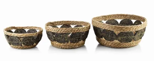 Komplet 3 koszy 30-27-21 cm BALI Super okazja