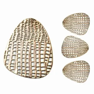 Komplet 4 podstawek pod kubek 10cmx13cm LEILA, złoty Zamów teraz
