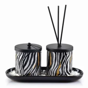 Sprawdź teraz Dyfuzor zapachowy+świeca 23x9xh9cm ZEBRA