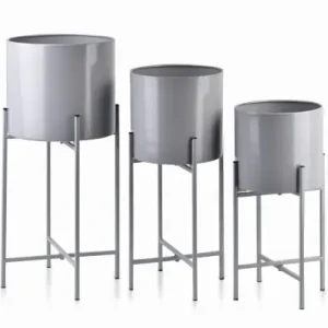 Bestseller Komplet 3 osłonek 54-47-40 cm SWEN, szare