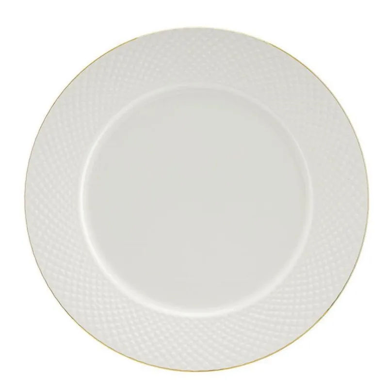 Talerz płytki porcelanowy 27 cm BARI GOLD Oferta czasowa