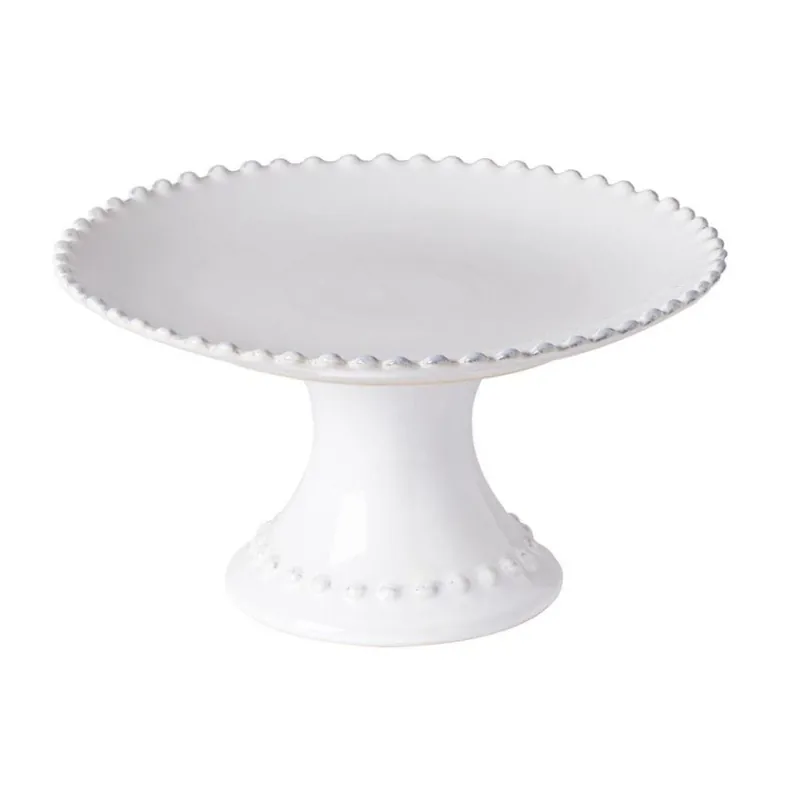 Super okazja Tortownica na nóżce 22 cm, Pearl White, Costa Nova