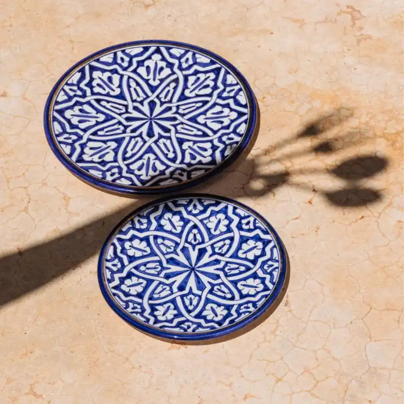 Talerz 14 cm Fassia Blue Majorelle Gold Dostępne od ręki