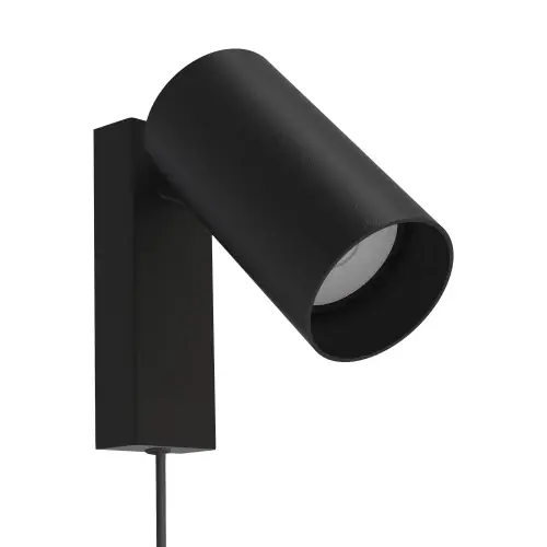 Lampa ścienna Kinkiet regulowany z włącznikiem 10W only LED Czarna NOWODVORSKI Oferta limitowana