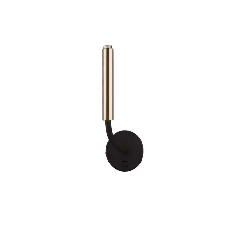 Lampa ścienna Kinkiet regulowany z włącznikiem 1x10W only LED Mosiądz NOWODVORSKI Oferta czasowa